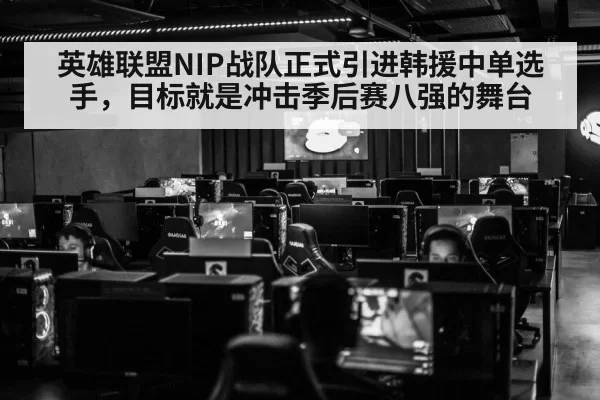 英雄联盟NIP战队正式引进韩援中单选手，目标就是冲击季后赛八强的舞台